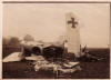 abgestürztes deutsches Flugzeug